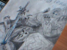 A lich king az ó kis trónján :P